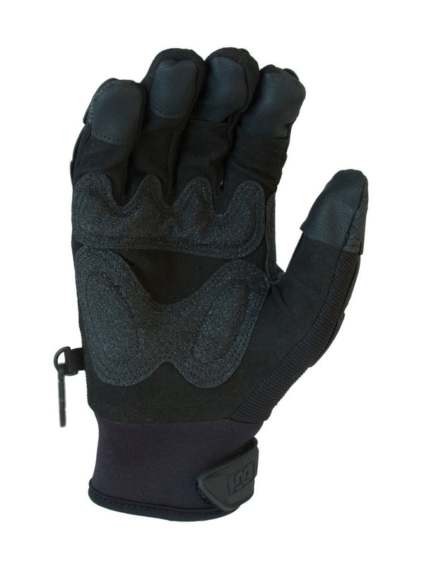 Gig Gear ONYX Gig Gloves, All Black, Touchscreen Work/Stage Gloves, SMALL