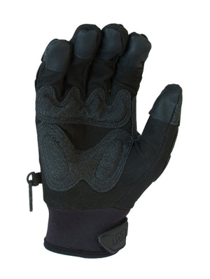Gig Gear ONYX Gig Gloves, All Black, Touchscreen Work/Stage Gloves, XL