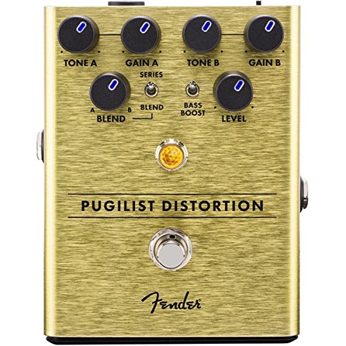Genuine Fender Pugilist Distortion Electric Guitar Stomp Box Effects Pedal