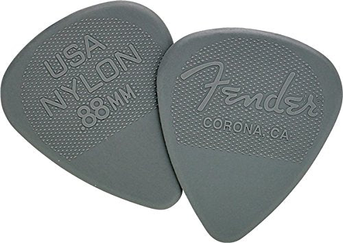 Fender Corona California Nylon Guitar Picks - .88mm, 12-Picks (1 Dozen)