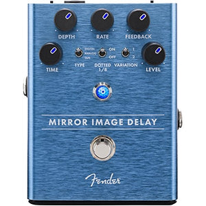 Genuine Fender Mirror Image Delay Electric Guitar Effects Stomp-Box Pedal