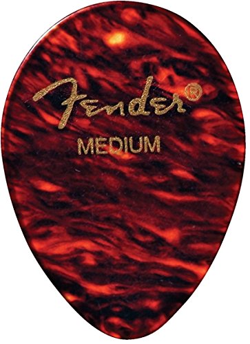 Fender 354 Classic Celluloid Guitar Picks - SHELL, THIN - 12-Pack (1 Dozen)