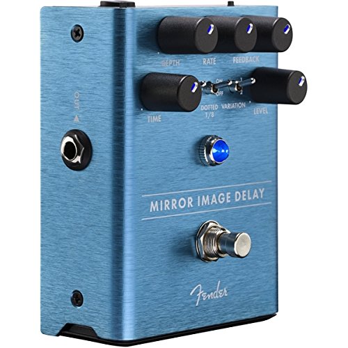 Genuine Fender Mirror Image Delay Electric Guitar Effects Stomp-Box Pedal