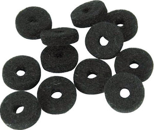 Genuine Fender Original Strap Button Black Felt Washers - Package of 12
