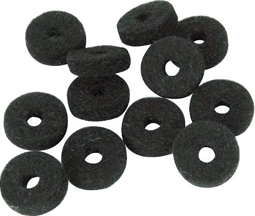 Genuine Fender Original Strap Button Black Felt Washers - Package of 12