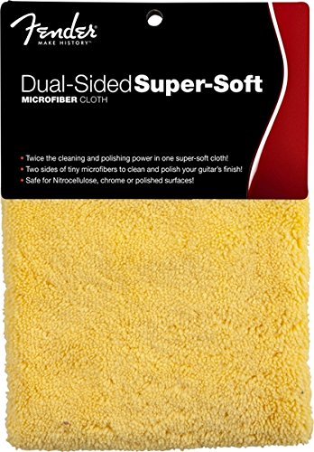 Genuine Fender Dual-Sided Super-Soft Microfiber Guitar Polishing Cloth