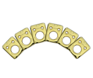 Graph Tech InvisoMatch Ratio Tuner Mounting Plates for Fender 2-Pin Hole - GOLD