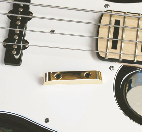 Hipshot 7T000G Thumbrest for Fender Precision/Jazz Bass - GOLD with Screws
