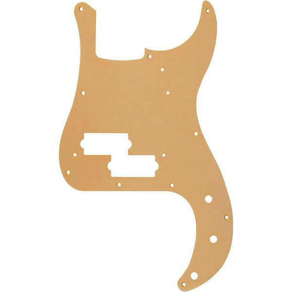 Genuine Fender Pure Vintage 58 Precision P-Bass Pickguard 10-Hole, Gold Anodized
