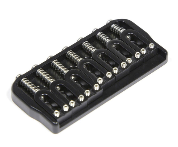 Hipshot 41070B 7-String Hardtail Fixed Electric Guitar Bridge .125" - BLACK