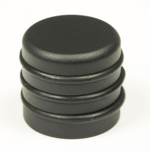 Hipshot O-Ring Guitar and Bass Control Knob for 6mm Split or Solid Shaft - BLACK