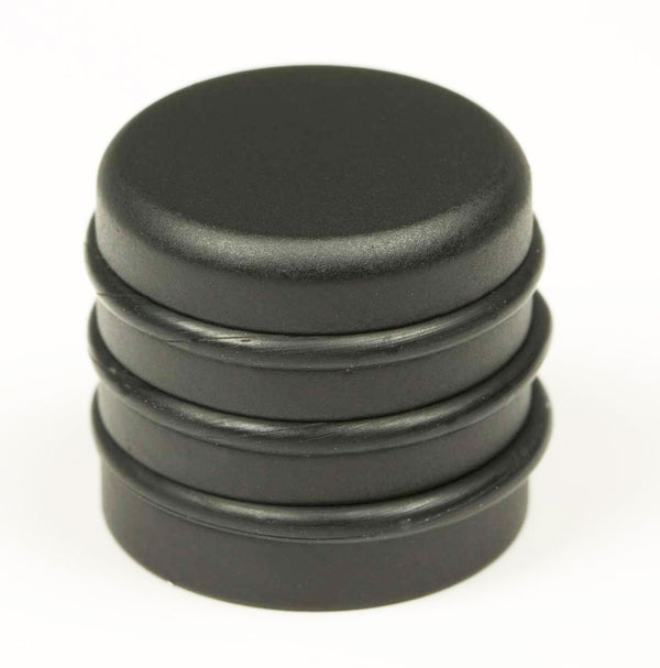 Hipshot O-Ring Guitar and Bass Control Knob for 6mm Split or Solid Shaft - BLACK