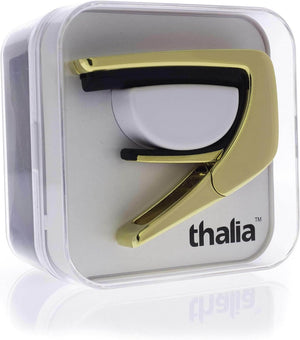 Thalia Shell Collection Guitar Capo - Purple Paua Inlay, 24k Gold