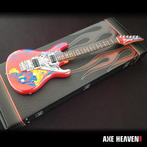 AXE HEAVEN Joe Satriani Signature Silver Surfer MINIATURE Guitar Display Gift