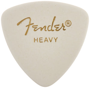 Fender 346 Classic Celluloid Guitar Picks - WHITE - HEAVY - 12-Pack (1 Dozen)