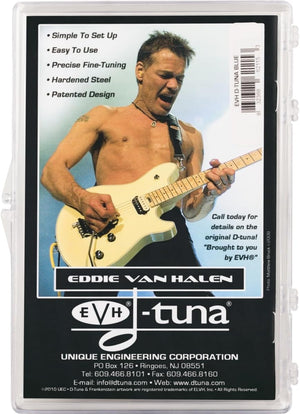 EVH Van Halen BLUE TITANIUM DTuna Drop Tuner for Locking Trem Floyd Rose