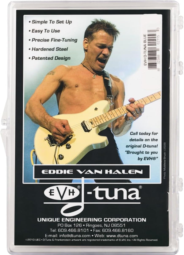 EVH Van Halen BLUE TITANIUM DTuna Drop Tuner for Locking Trem Floyd Rose