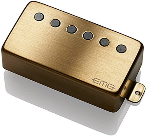 EMG 66-N Active Humbucker Neck Guitar Pickup, Brushed Gold