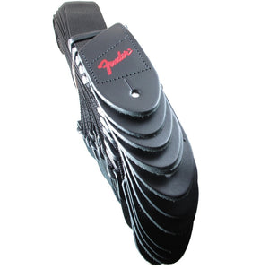 Genuine Fender 12 PACK of Adjustable Poly Guitar Straps with Pick Pockets