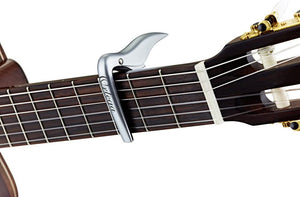 Ortega Guitars CLASSICAL Flat Fretboard Capo, Chrome