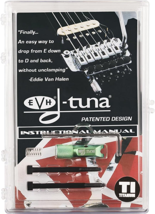EVH Van Halen GREEN TITANIUM DTuna Drop Tuner for Locking Trem Floyd Rose
