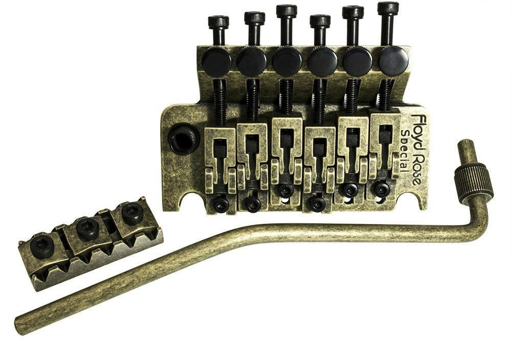 Floyd Rose FRTS7100 Special Series Tremolo Bridge System w/R2 Nut - GREEN BRONZE