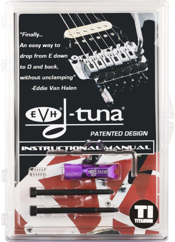 EVH Van Halen PURPLE TITANIUM DTuna Drop Tuner for Locking Trem Floyd Rose