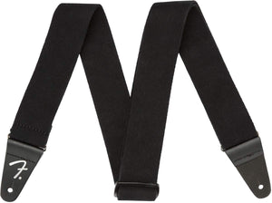 Genuine Fender SuperSoft 2" Wide Guitar Strap - Black - 099-0642-006