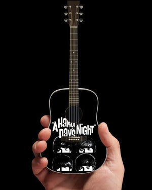 AXE HEAVEN Licensed Fab Four, A Hard Day's Night Tribute Miniature Guitar Display Gift