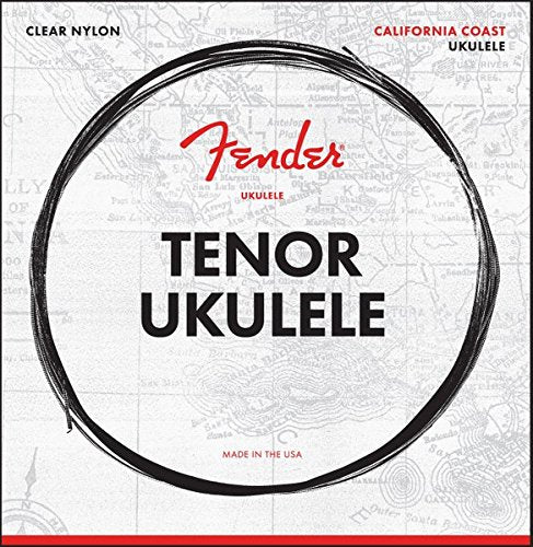 Fender 90T California Coast Clear Nylon 4-String Tenor Ukulele Strings