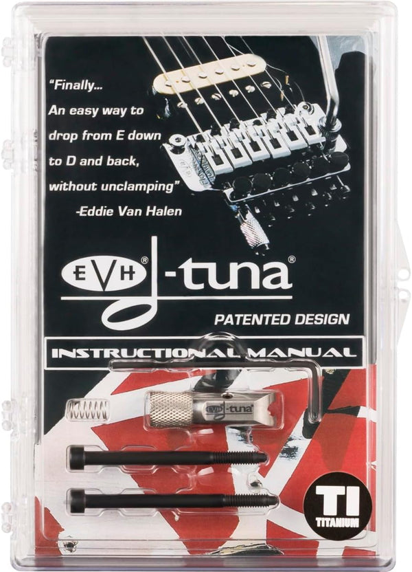 EVH Van Halen SILVER TITANIUM DTuna Drop Tuner for Locking Trem Floyd Rose