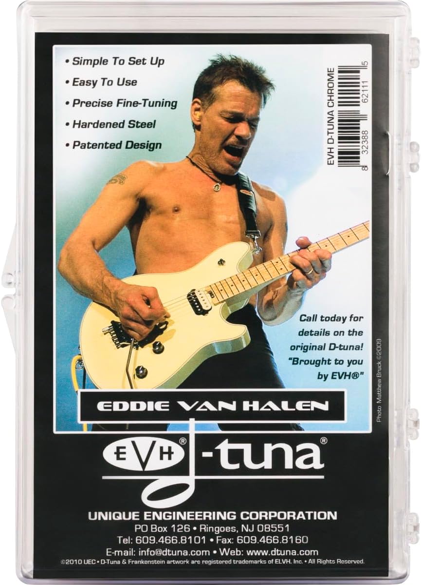 EVH Van Halen SILVER TITANIUM DTuna Drop Tuner for Locking Trem Floyd Rose