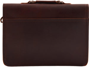 Gretsch Guitars Limited Edition Genuine Leather Laptop Bag, Brown, 922-4552-100