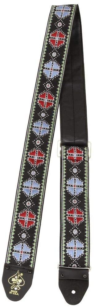 D'Andrea ACE 12 Vintage Reissue Crossroads Adjustable 2" Wide Guitar Strap