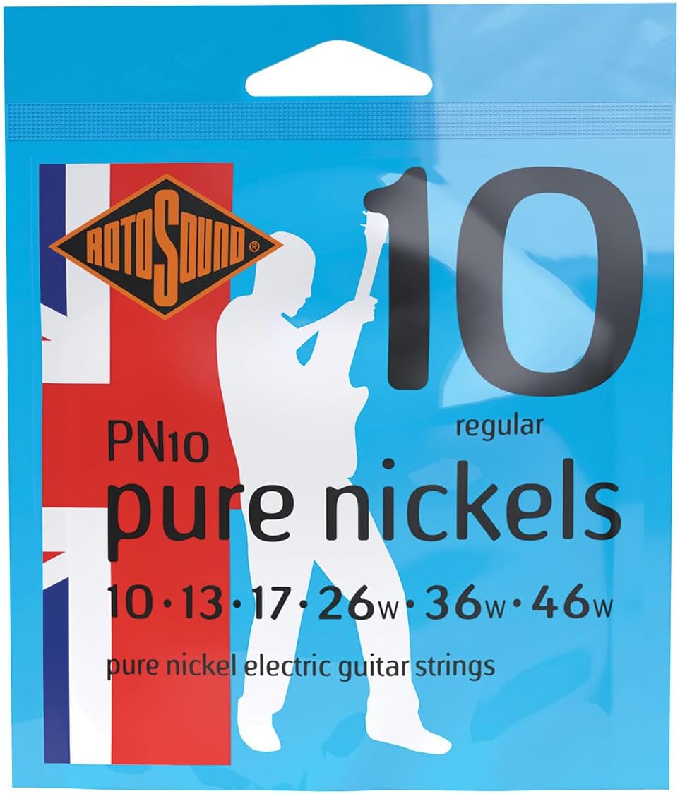 Rotosound PN10 Pure Nickel Regular Electric Guitar Strings  (10-46)