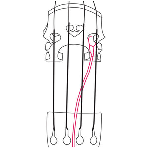 Kremona KNA VC-1 Portable Outisde-Mount Detachable Piezo Pickup for Cello