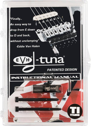 EVH Van Halen BLACK TITANIUM DTuna Drop Tuner for Locking Trem Floyd Rose
