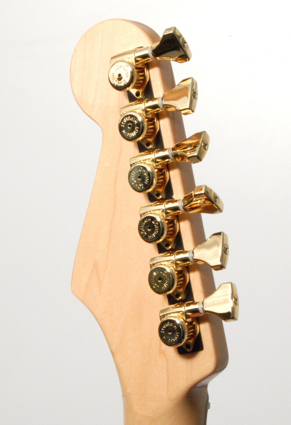 Hipshot GOLD 6-InLine Grip-Lock Non-Staggered Open-Gear Guitar Tuners w/ UMP Kit