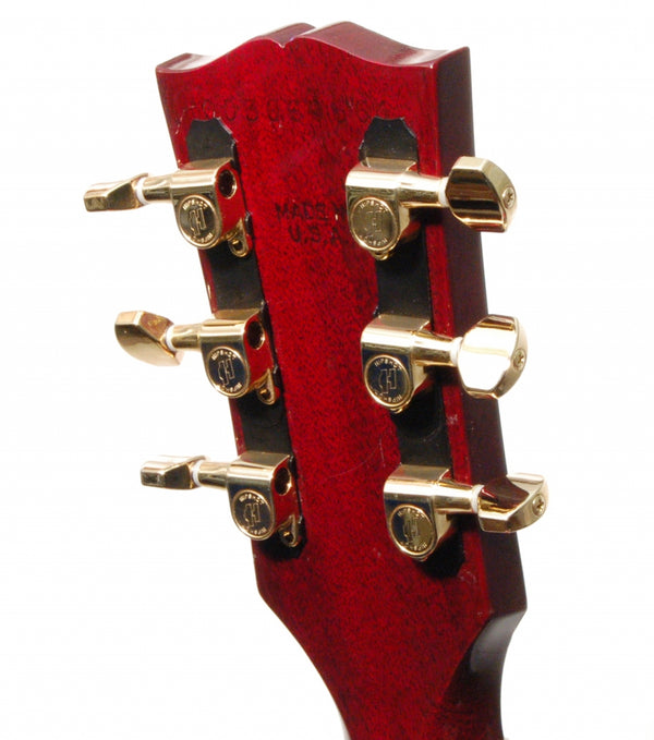 Hipshot GOLD 3+3 Classic Closed-Gear Guitar Machines 3x3 Tuners with UMP Kit