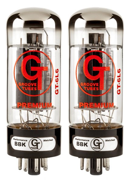 Groove Tubes GT-6L6-SD-M 6L6 Medium Performance Matched DUET/PAIR