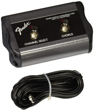 Genuine Fender 2-Button Footswitch: Channel/Chorus On/Of, 1/4" Jack, Princeton
