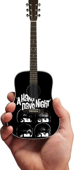 AXE HEAVEN Licensed Fab Four, A Hard Day's Night Tribute Miniature Guitar Display Gift