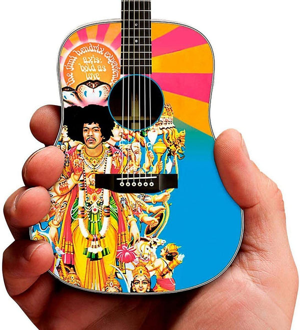 AXE HEAVEN Official Jimi Hendrix AXIS Bold As Love Miniature Guitar Display Gift