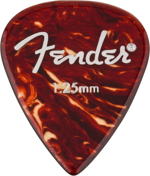 Genuine Fender Aero Acrylic Guitar Picks, 6-count, 1.25mm
