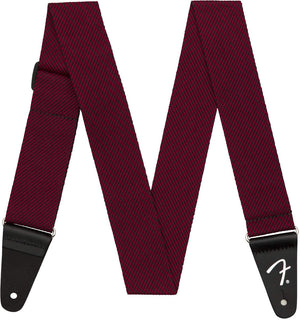 Genuine Fender 2" Modern Tweed Guitar Strap - Black / Red - 099-1445-406