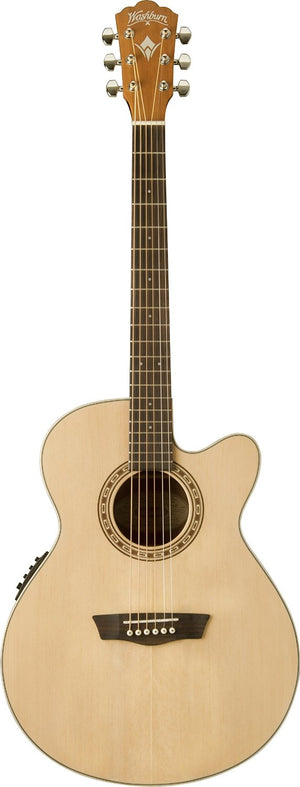 Washburn WG7SCE Harvest Series Grand Auditorium Cutaway Acoustic-Electric Guitar