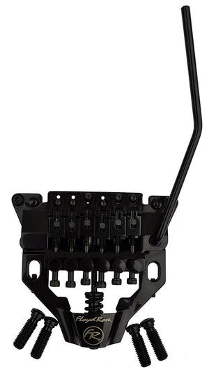 Floyd Rose FRTX02000 FRX Surface-Mount Tremolo Bridge System Kit w/ Nut - BLACK