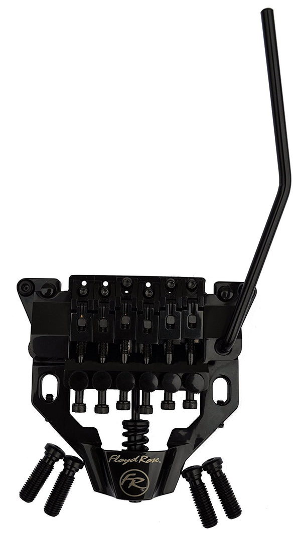Floyd Rose FRTX02000 FRX Surface-Mount Tremolo Bridge System Kit w/ Nut - BLACK