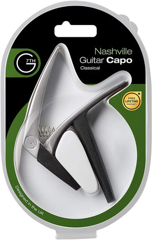 G7th Nashville Classical 6-String Guitar Capo, SILVER