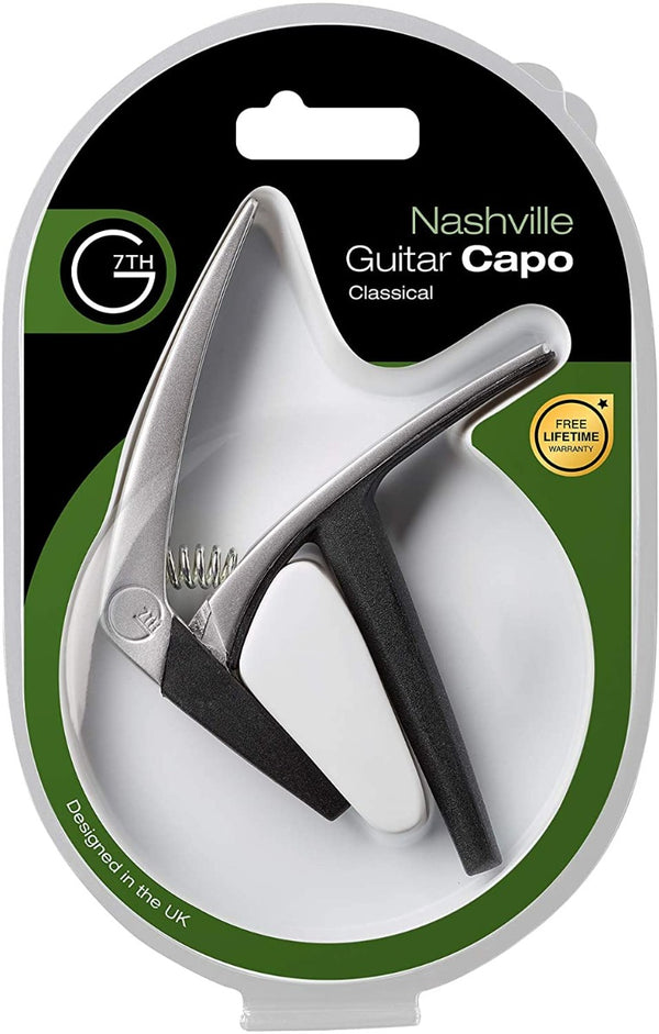G7th Nashville Classical 6-String Guitar Capo, SILVER